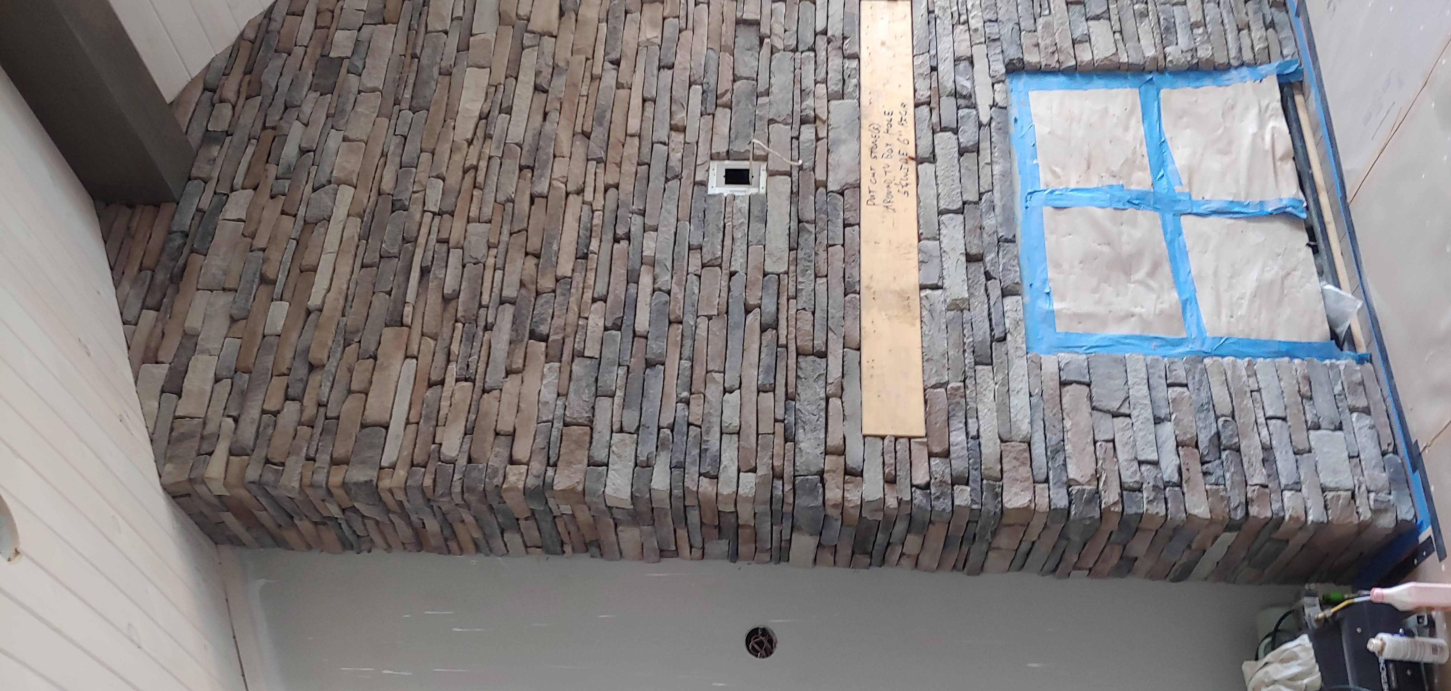 Custom Stone Chimney & Masonry Fireplace